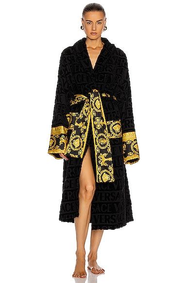 versace robe female|women Versace robe cheap.